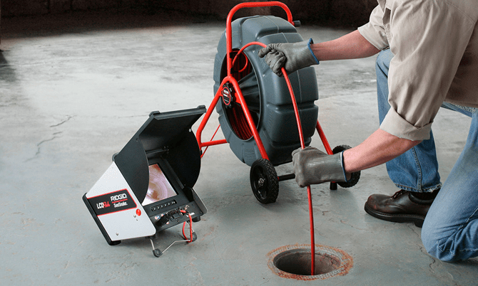 Video Pipe Inspection in Camden